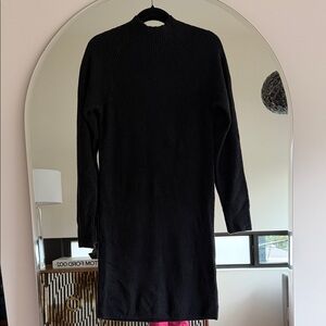 Abercrombie & Fitch Black Midi Dress